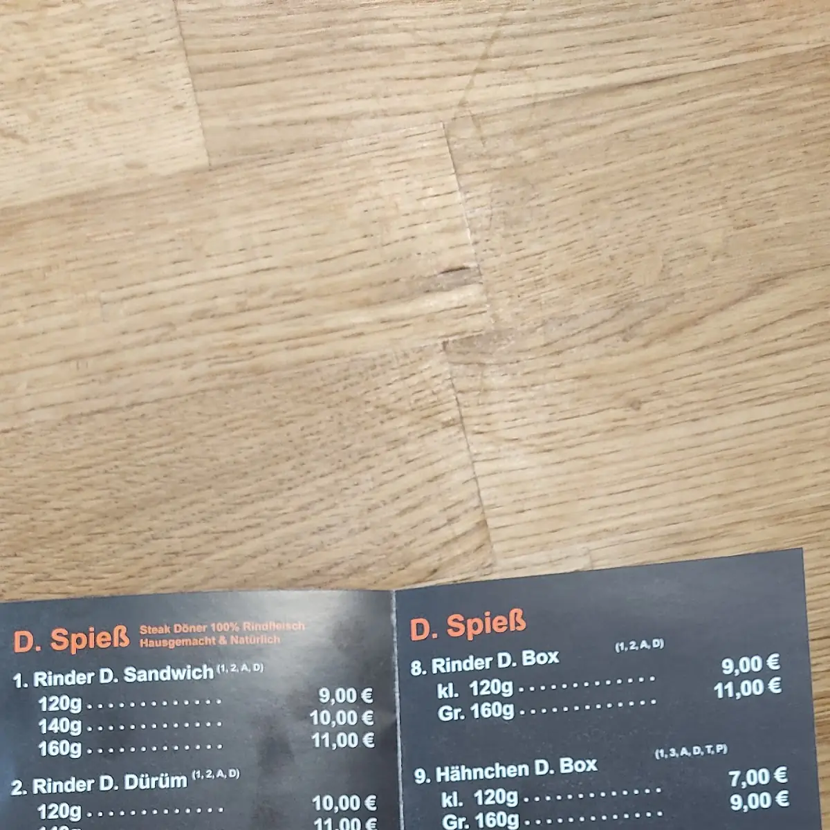 Speisekarte photo 6