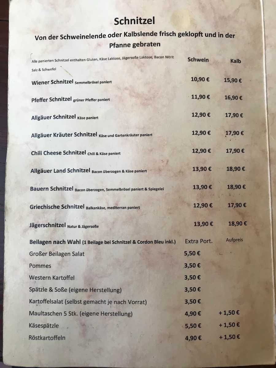 Speisekarte photo 2