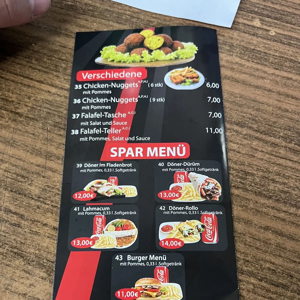 Speisekarte photo 1