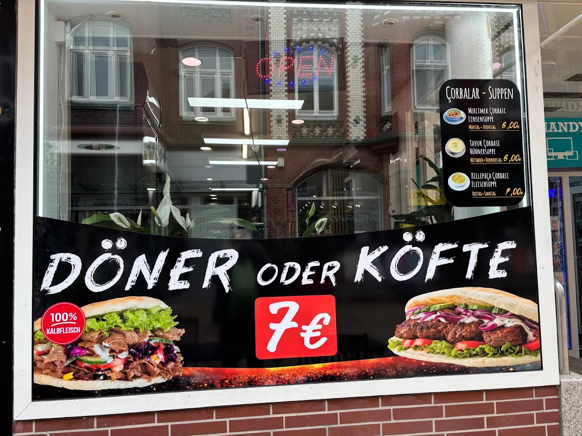 Speisekarte, SHAH DÖNER