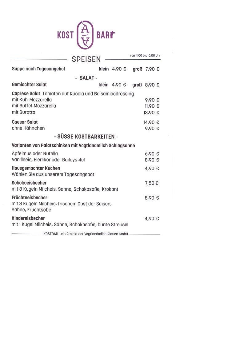 Speisekarte photo 4