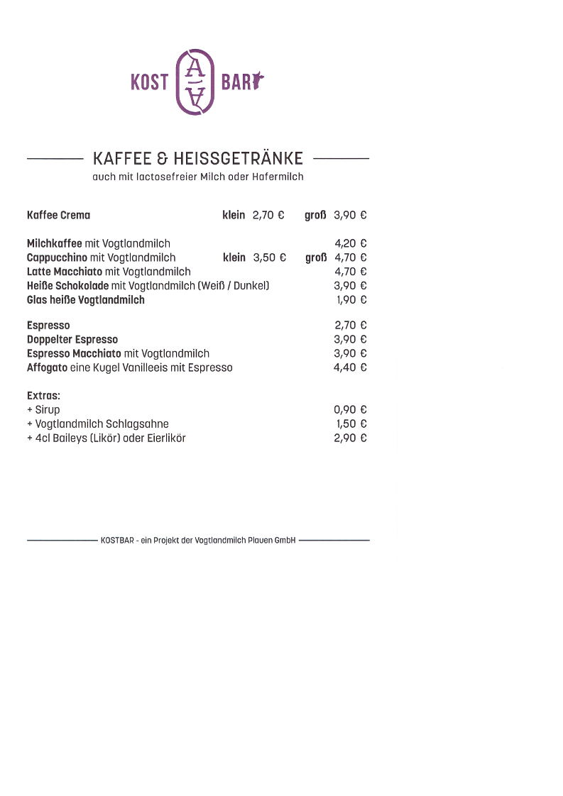 Speisekarte photo 5
