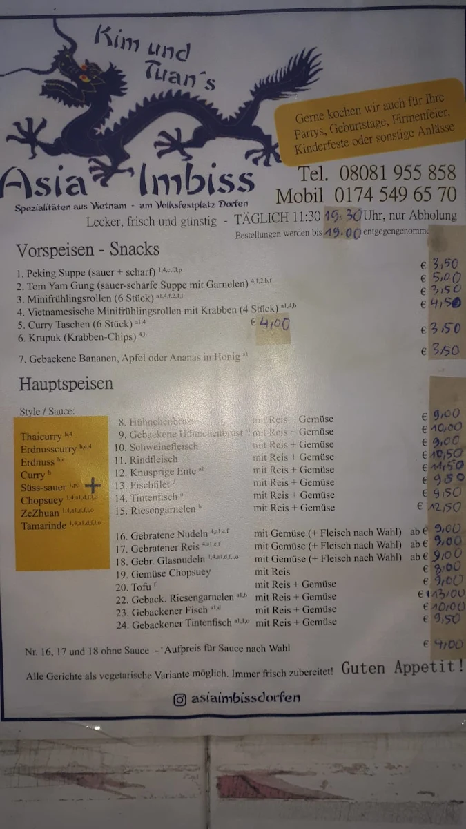 Speisekarte photo 3