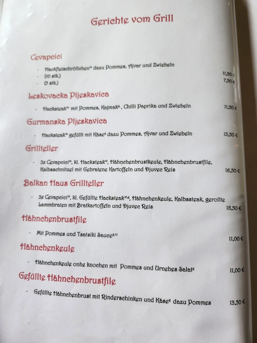 Speisekarte photo 10