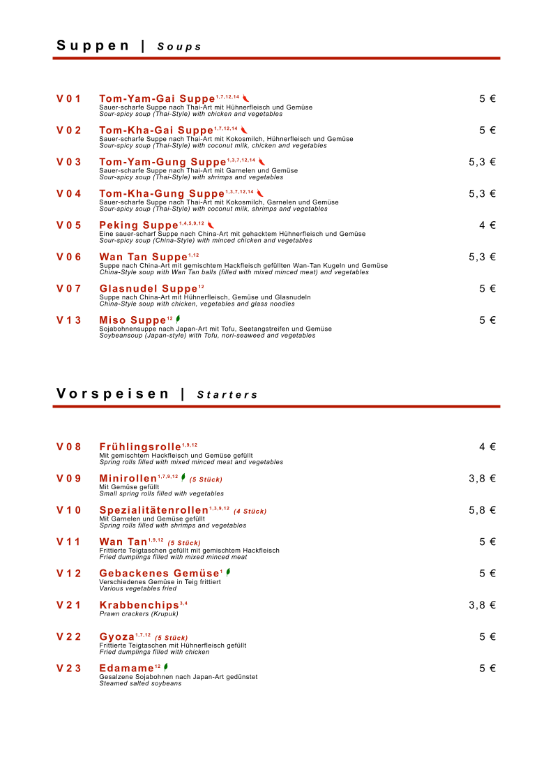 Speisekarte photo 5