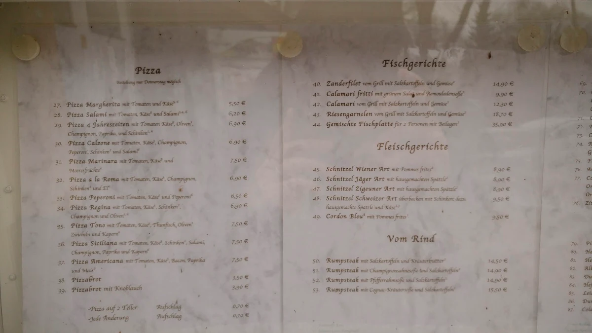 Speisekarte photo 6