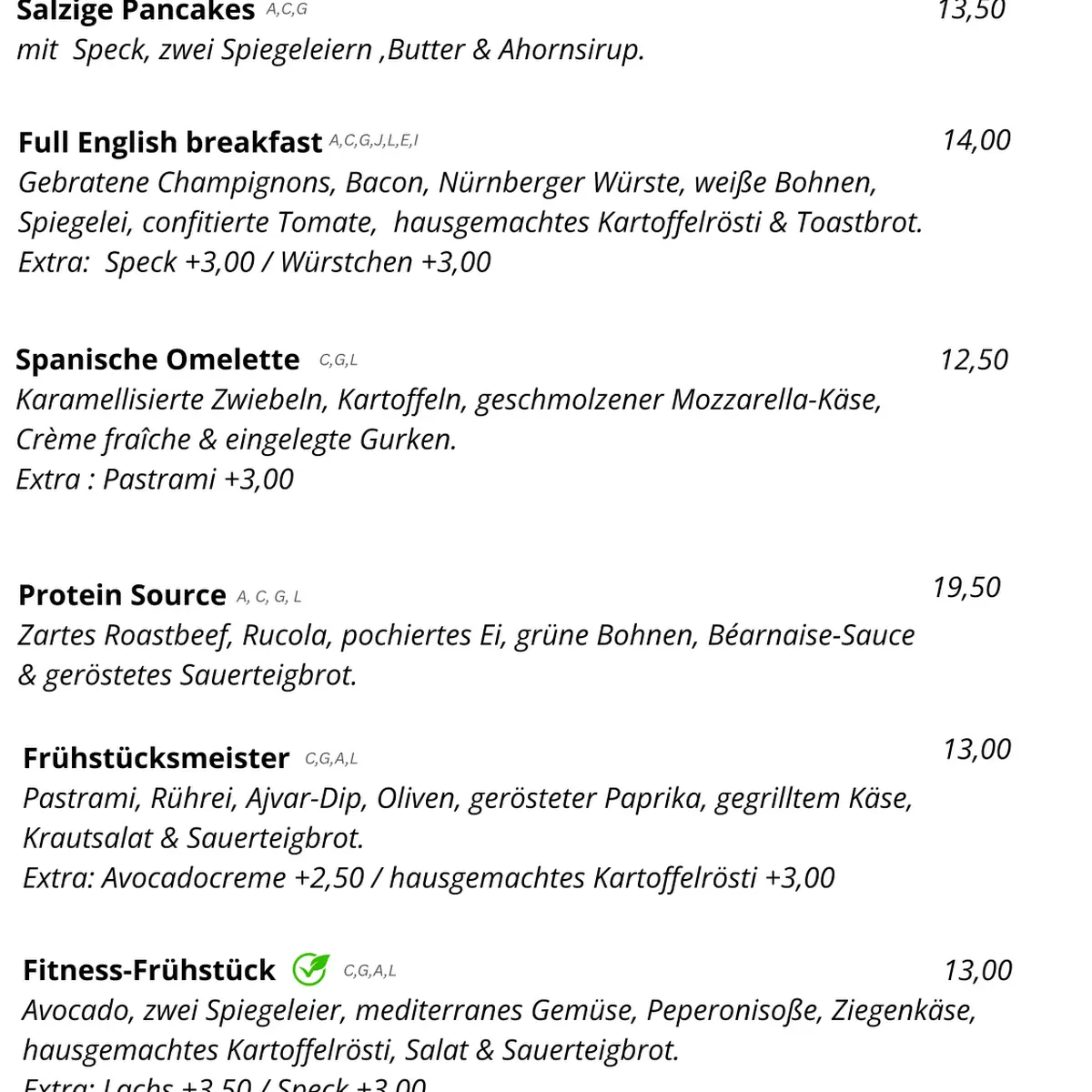 Speisekarte photo 1
