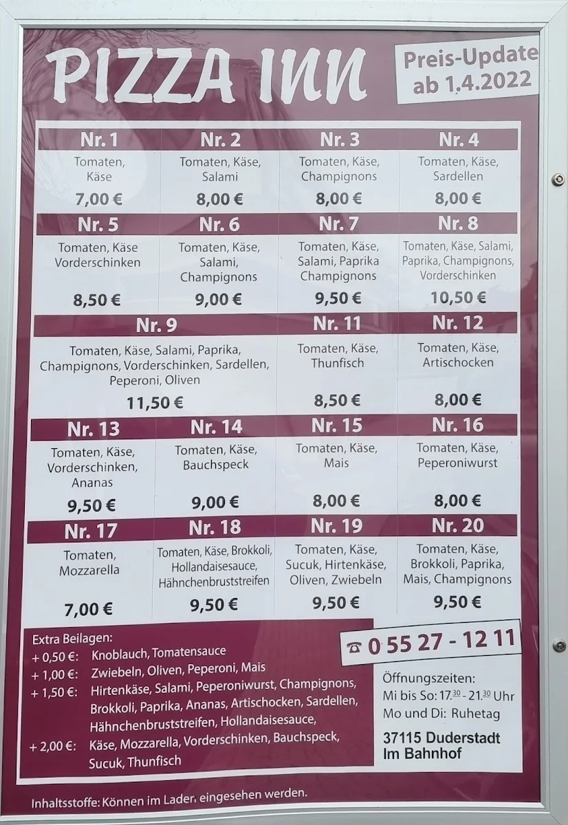 Speisekarte photo 2