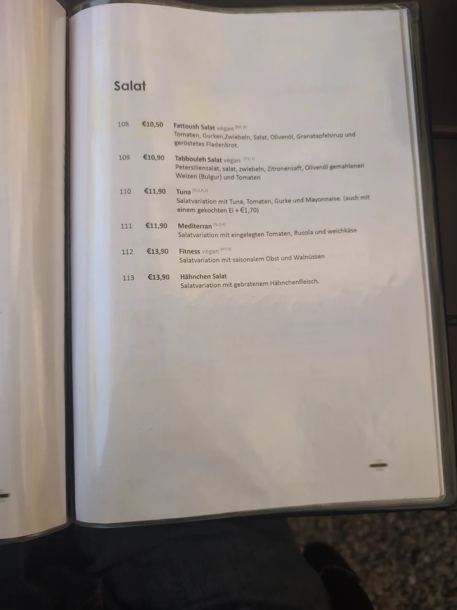 Speisekarte photo 2