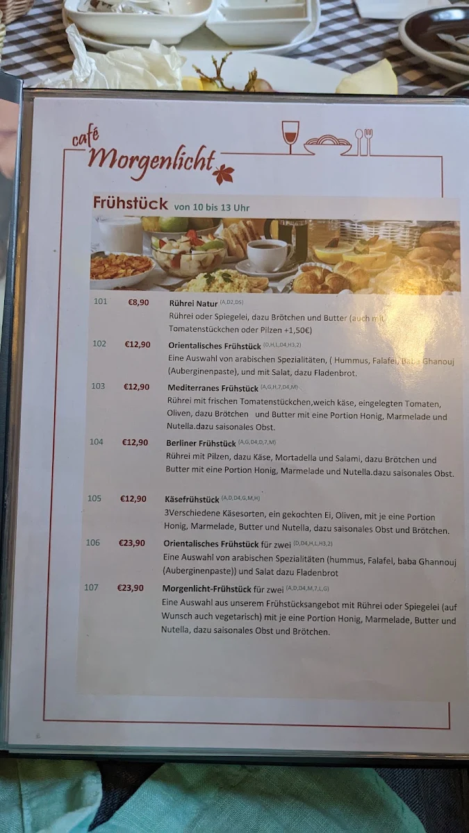 Speisekarte photo 5