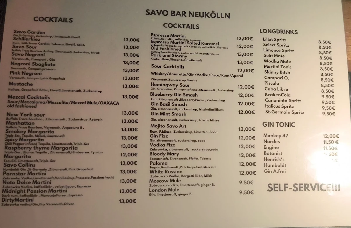 Speisekarte photo 1