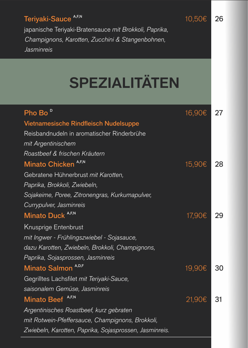 Speisekarte photo 5