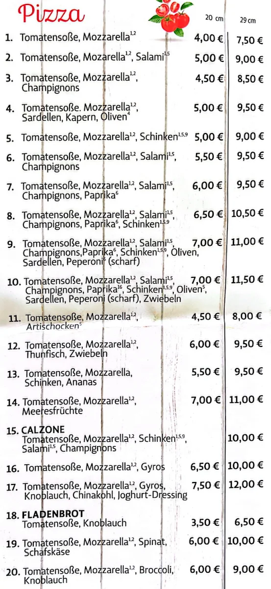 Speisekarte photo 2