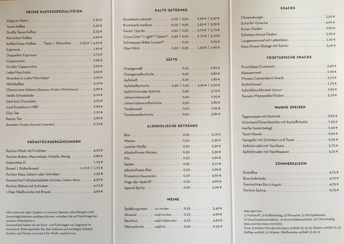Speisekarte photo 1