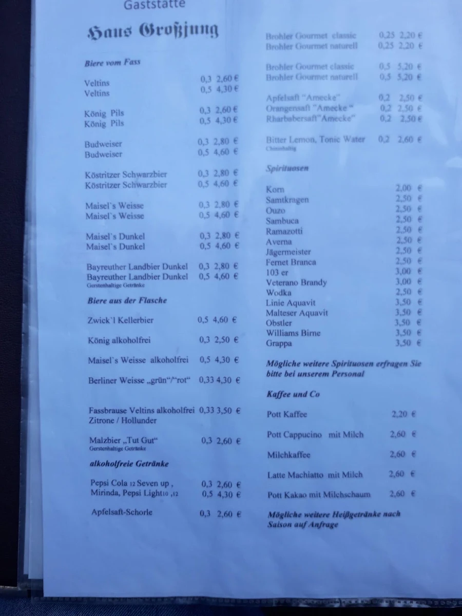 Speisekarte photo 4