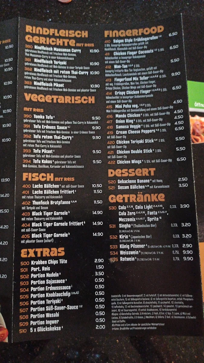 Speisekarte photo 5