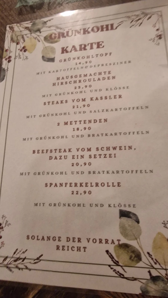 Speisekarte photo 4