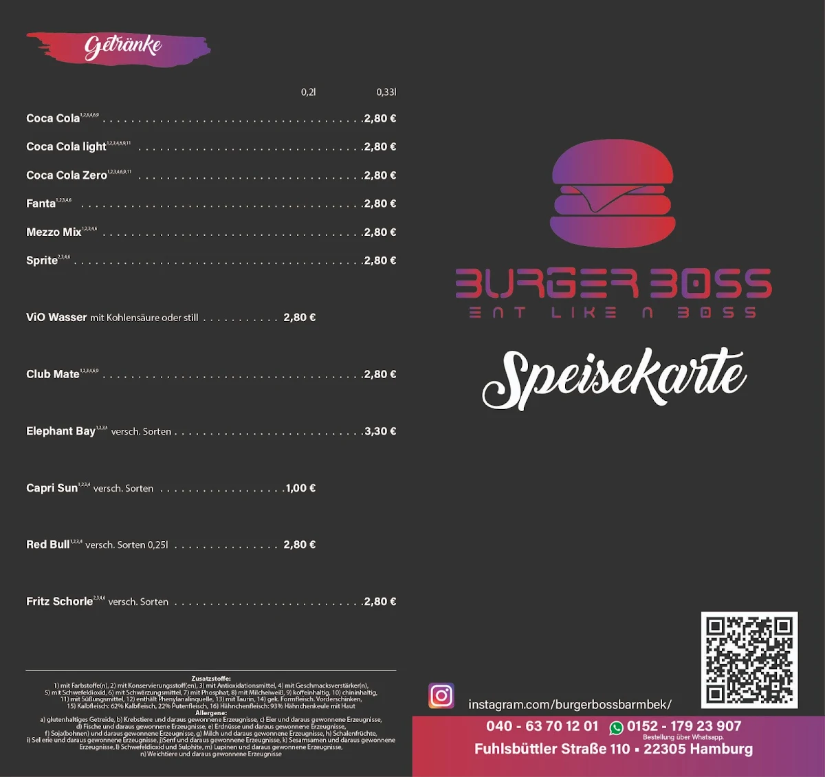 Speisekarte photo 2
