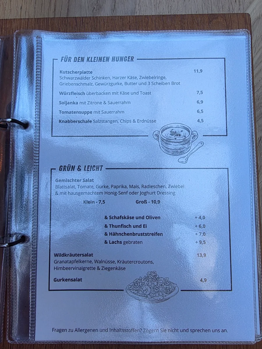 Speisekarte photo 2