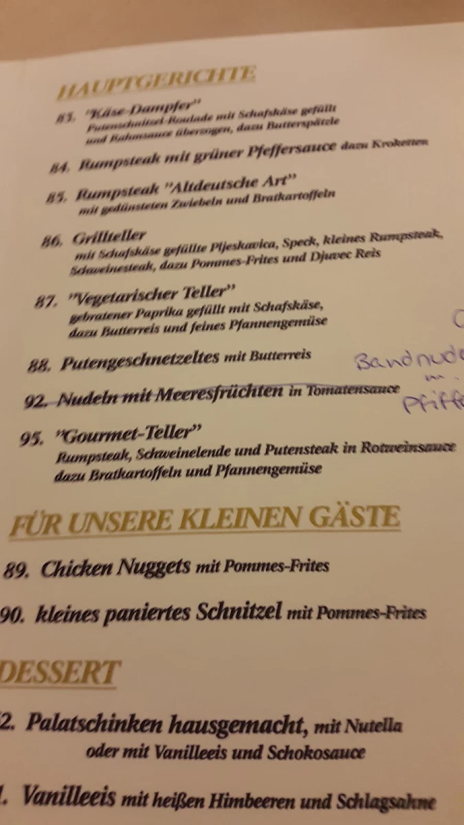 Speisekarte photo 1
