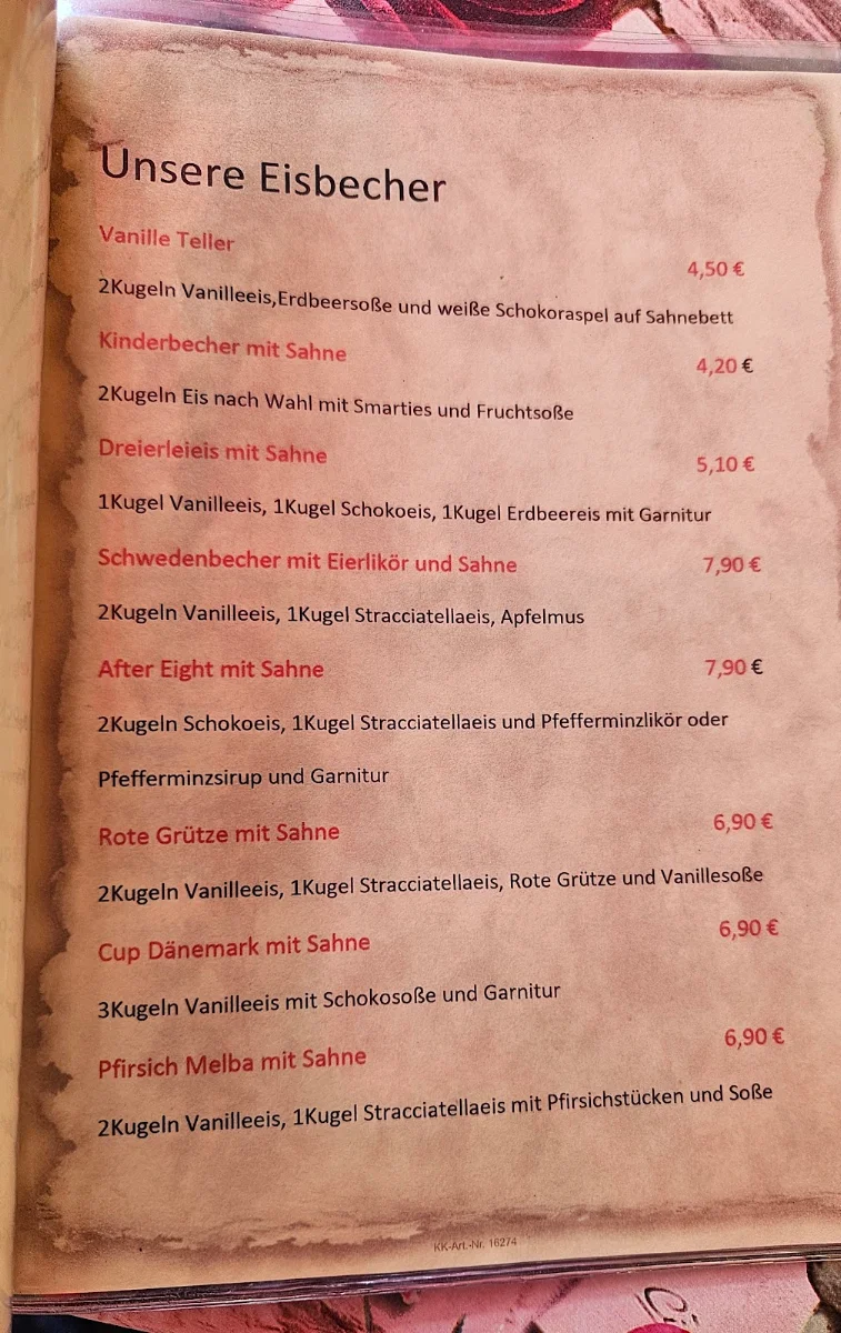 Speisekarte photo 1