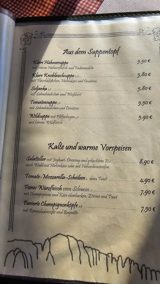Speisekarte photo 2