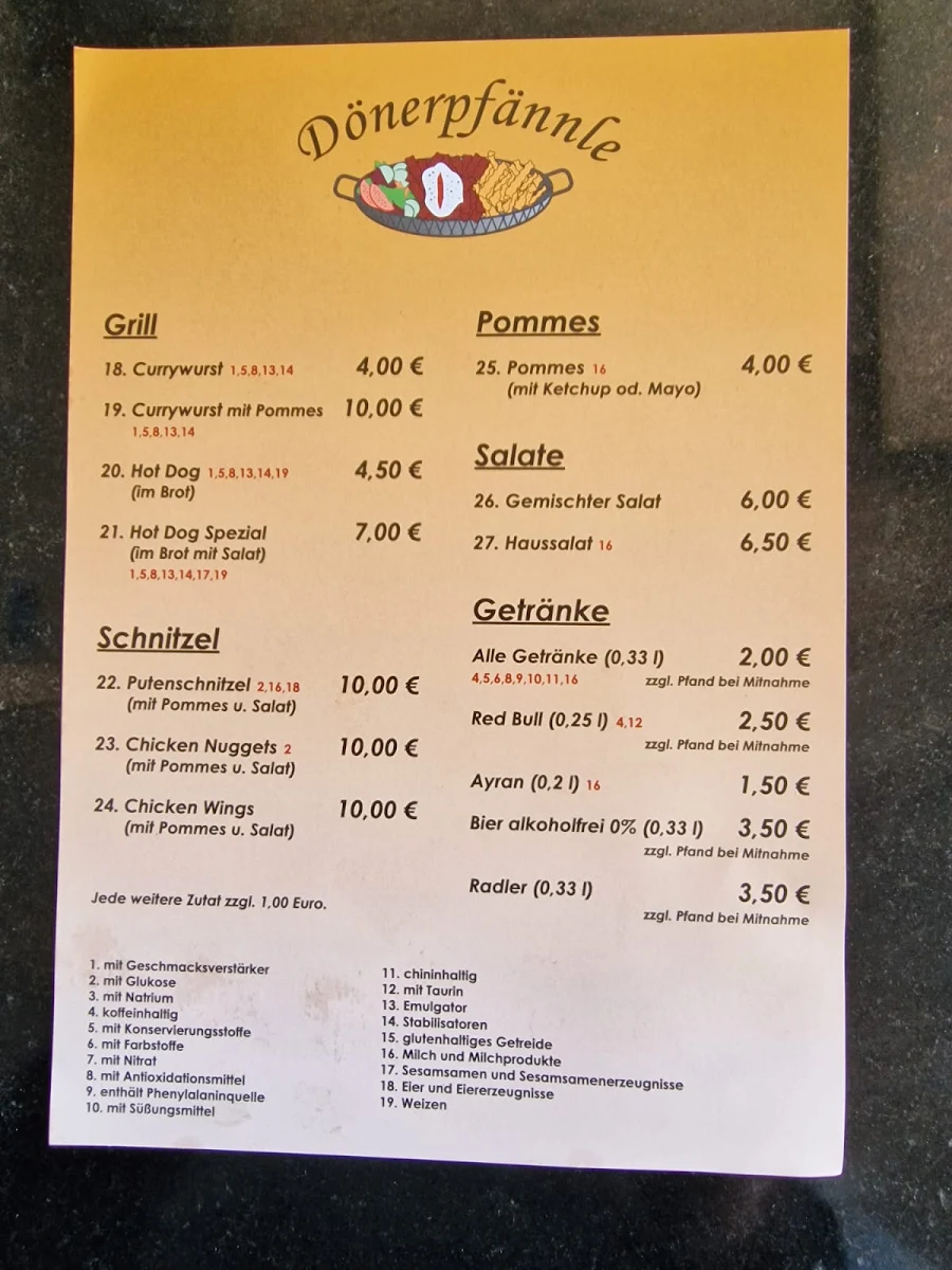 Speisekarte photo 1