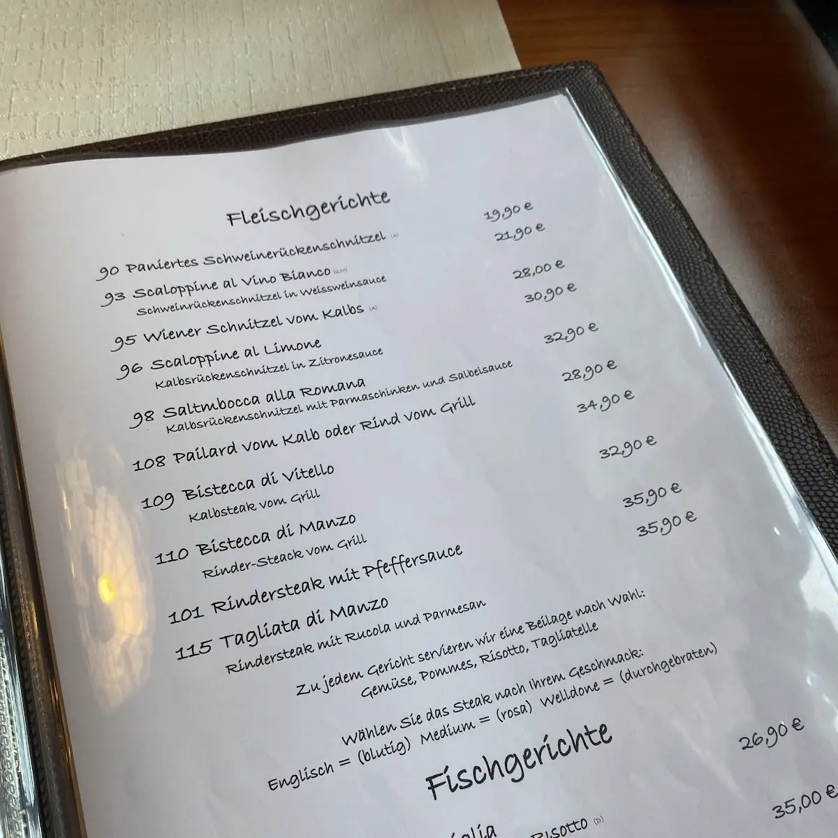 Speisekarte photo 4