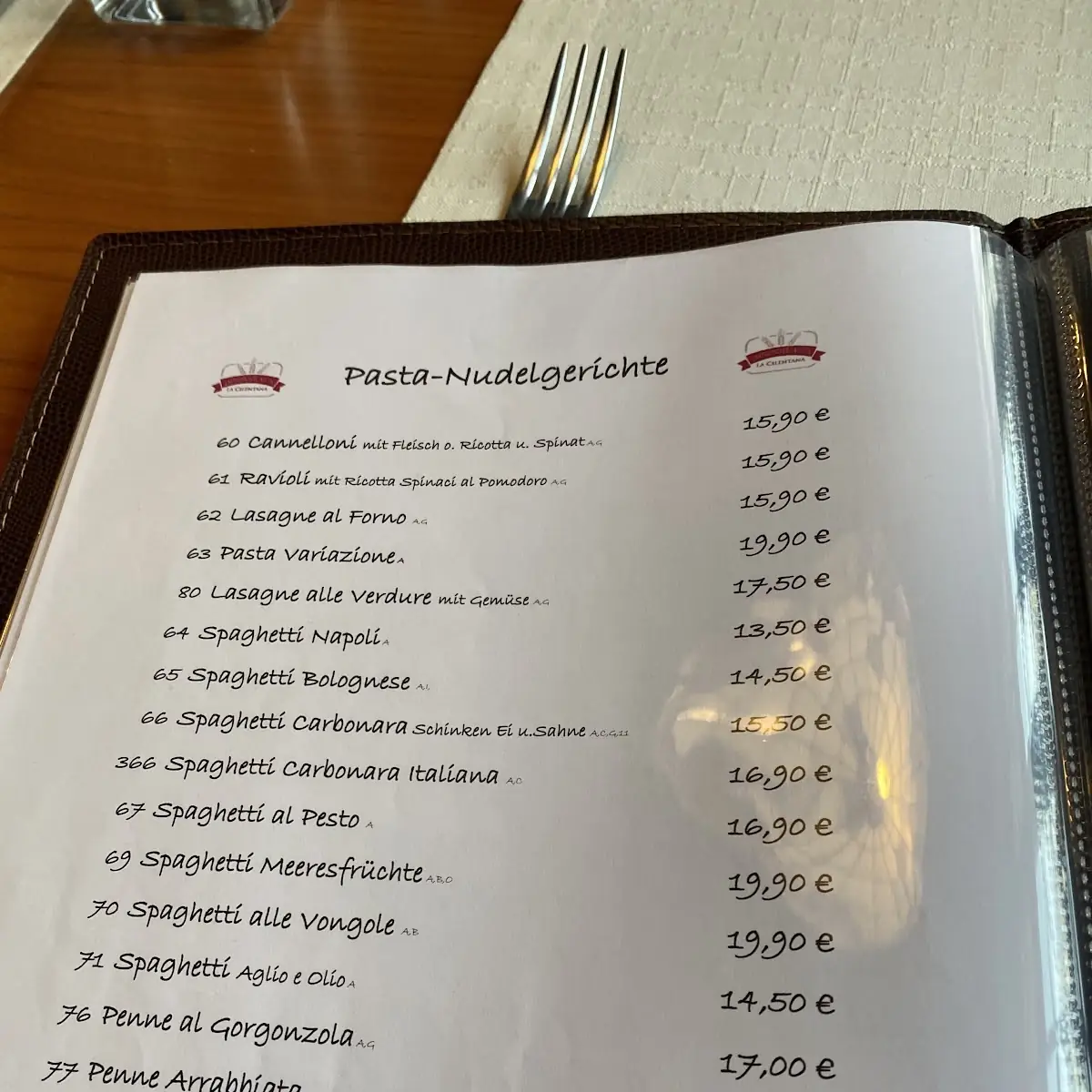 Speisekarte photo 5