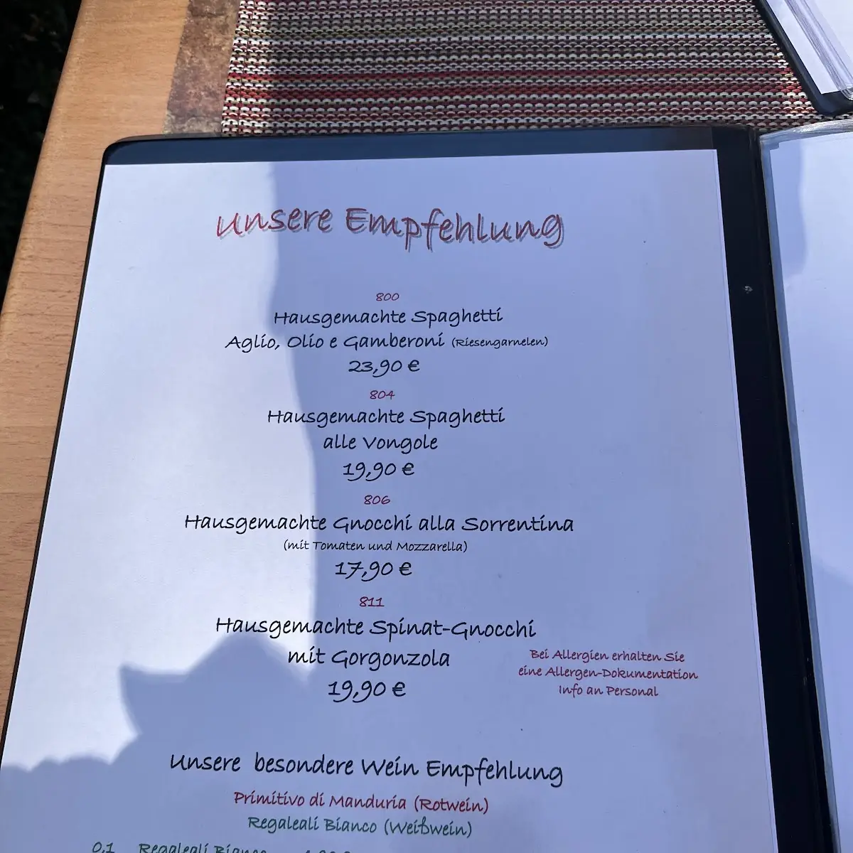Speisekarte photo 6