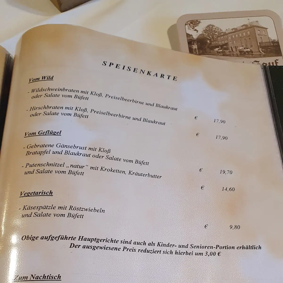 Speisekarte photo 1