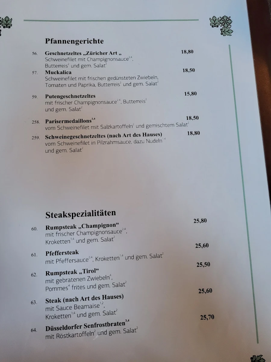 Speisekarte photo 2