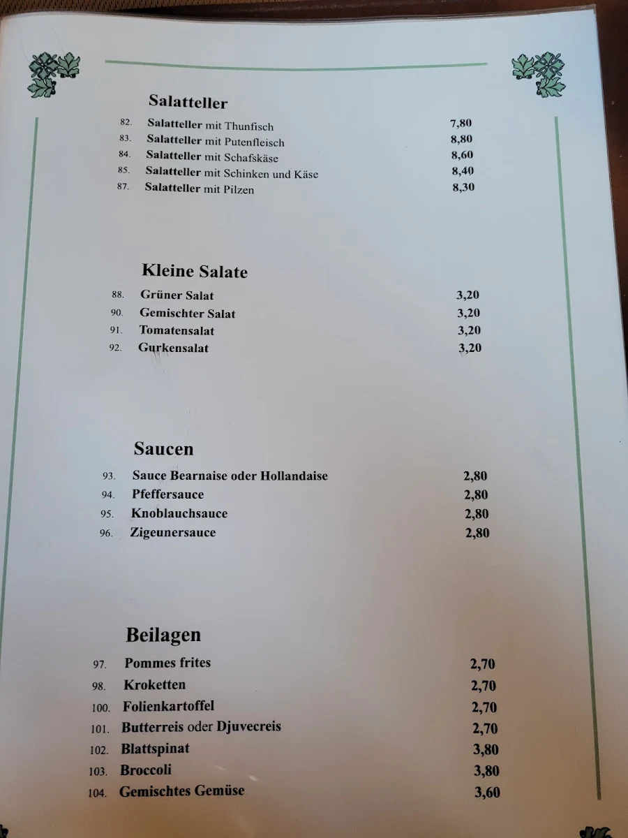 Speisekarte photo 3