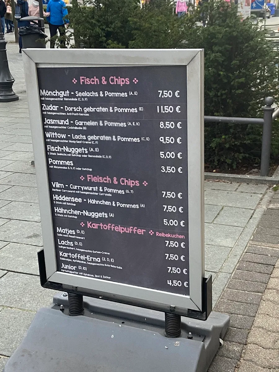 Speisekarte, Happy-Happen