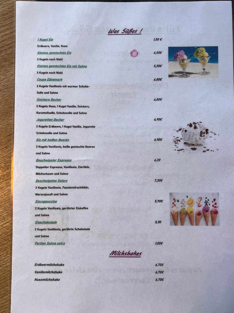 Speisekarte photo 5