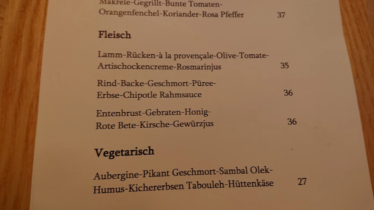 Speisekarte photo 4
