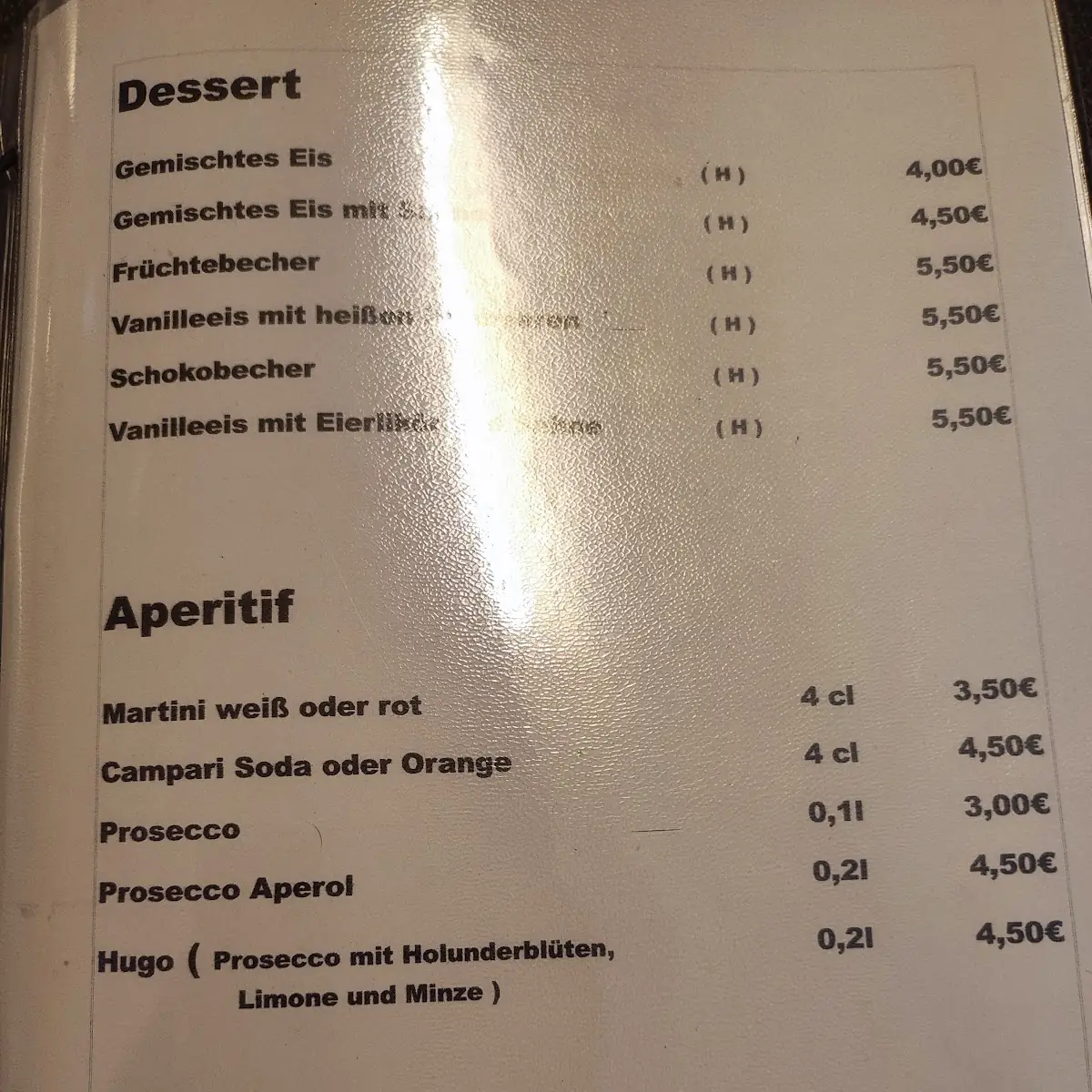 Speisekarte photo 1