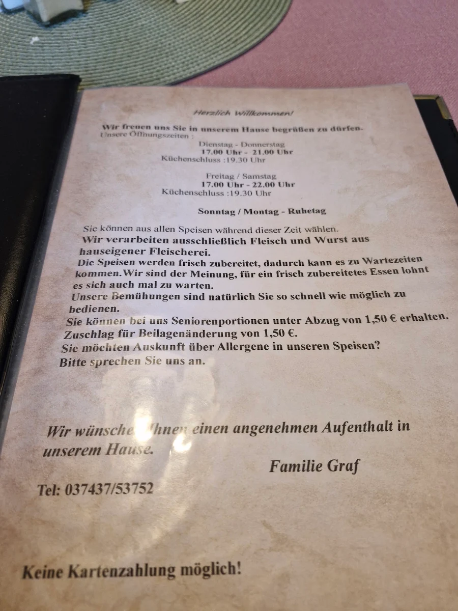 Speisekarte photo 1
