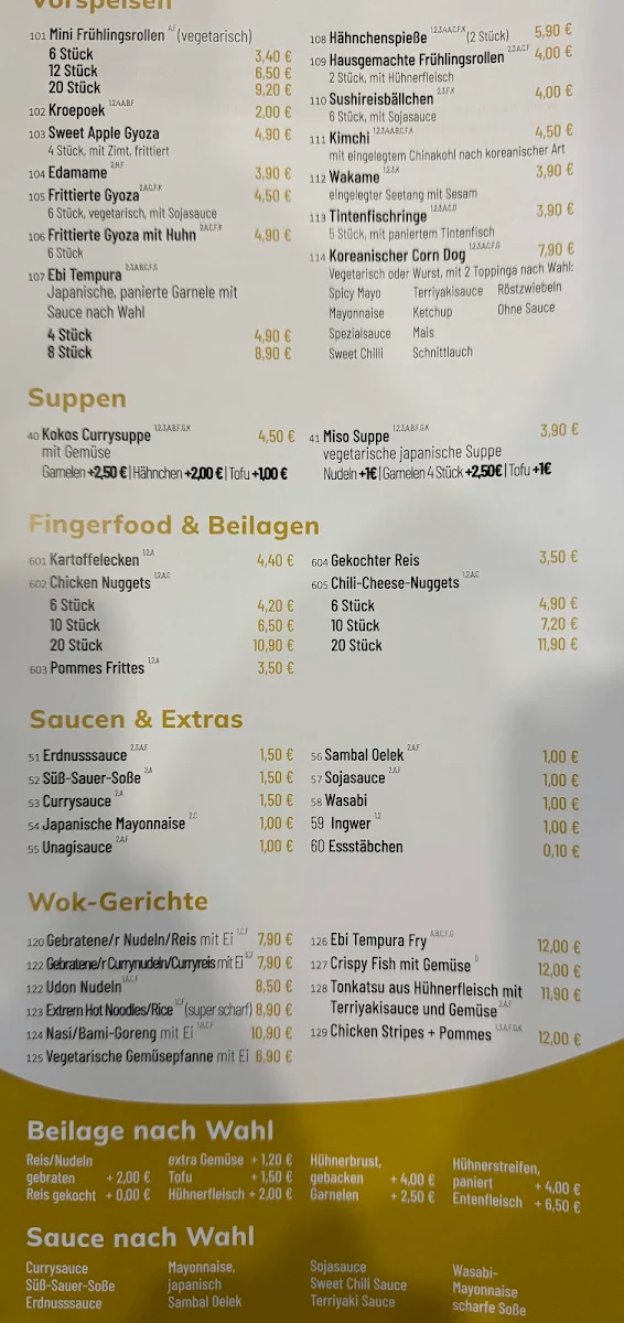 Speisekarte photo 5