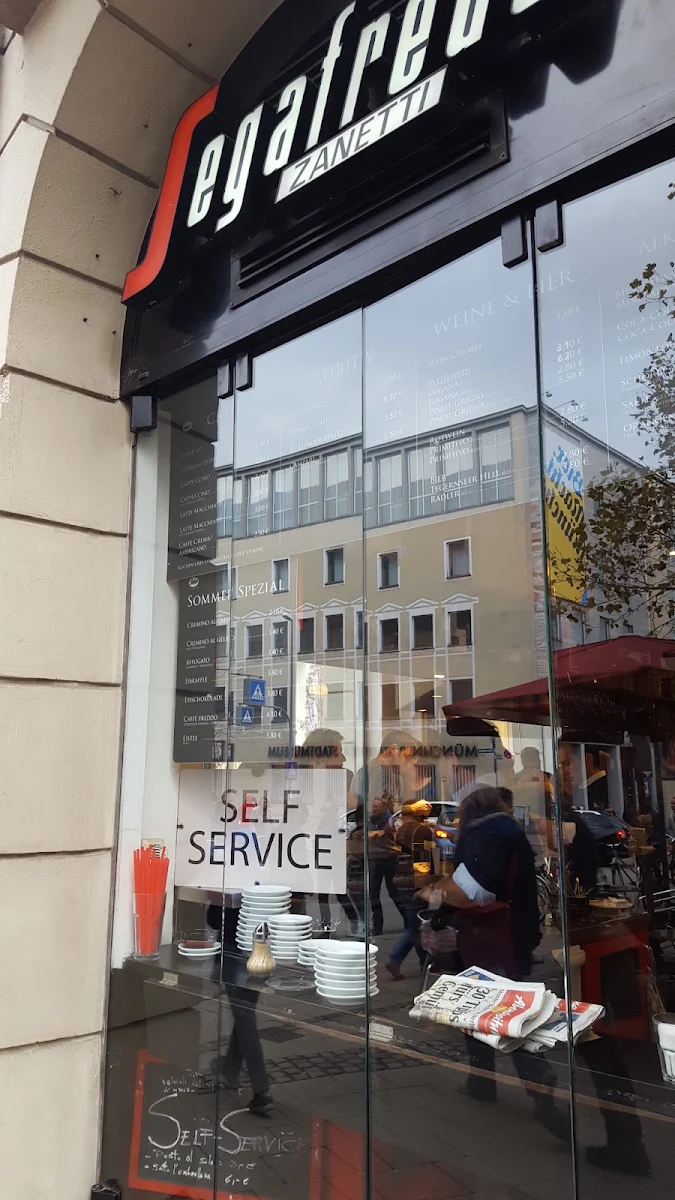 Speisekarte, Café am Rindermarkt