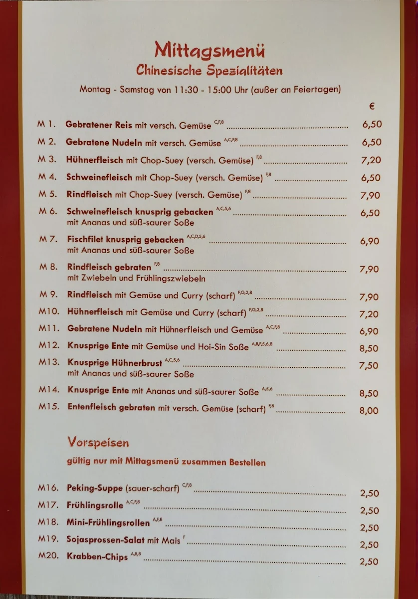 Speisekarte photo 4