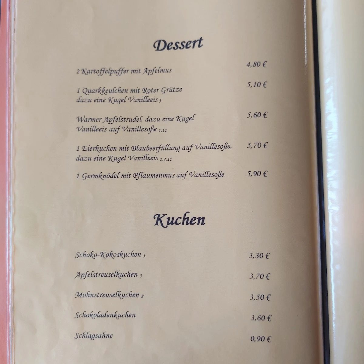 Speisekarte photo 10