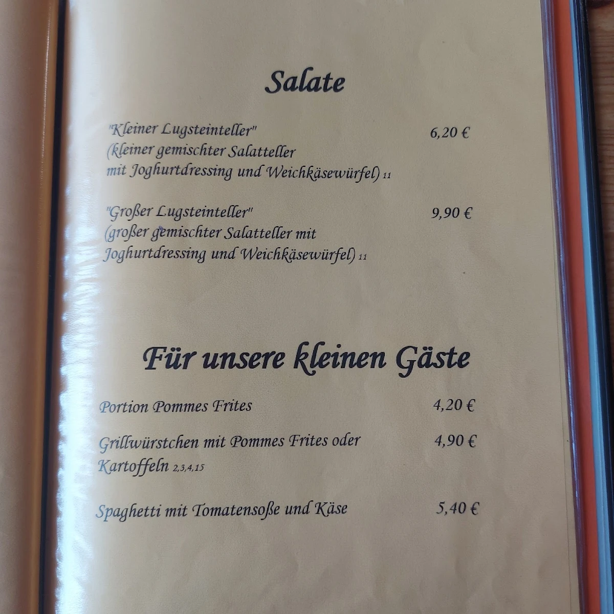 Speisekarte photo 9