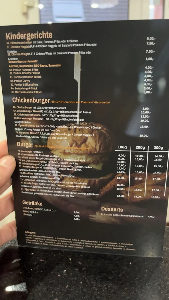 Speisekarte photo 2