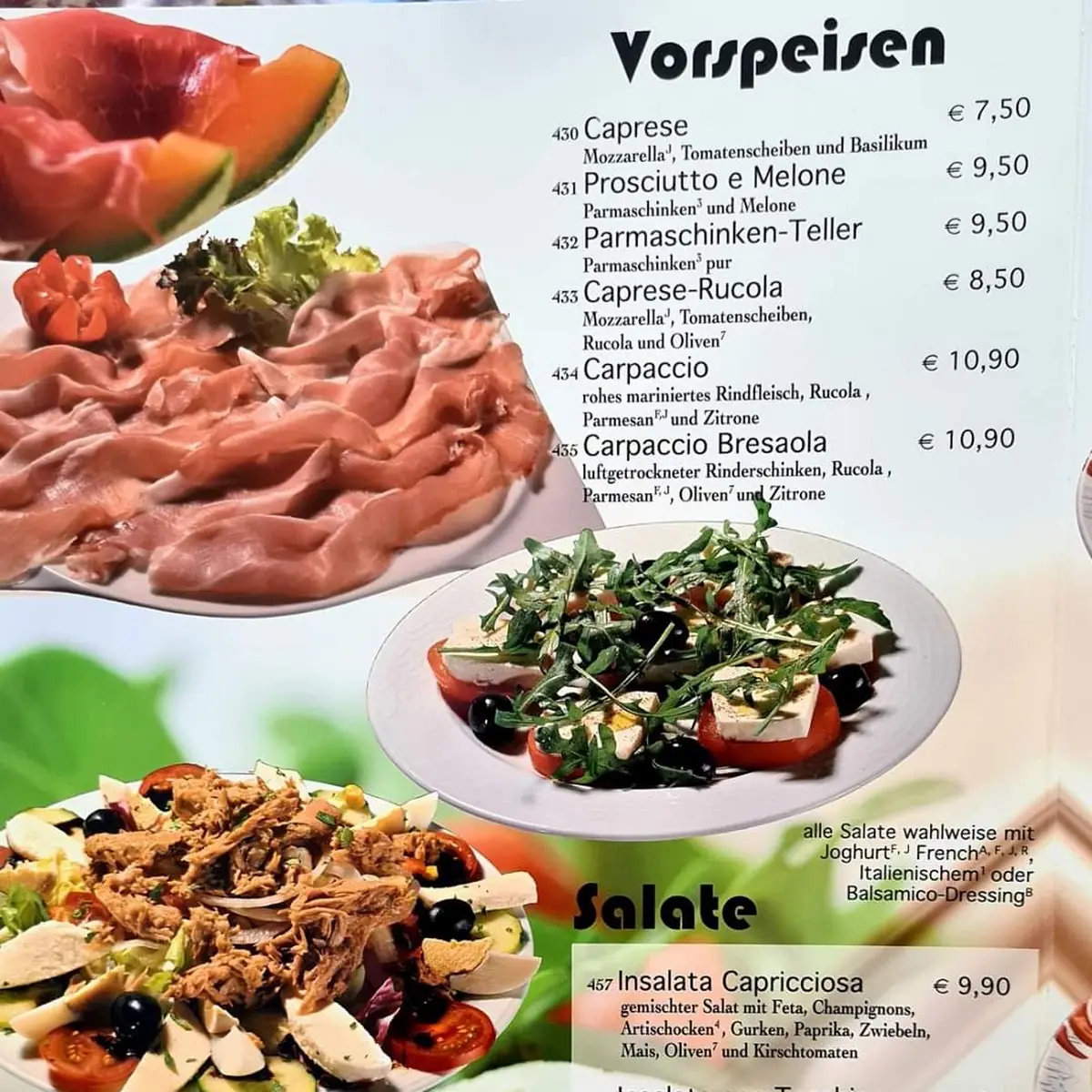 Speisekarte photo 2