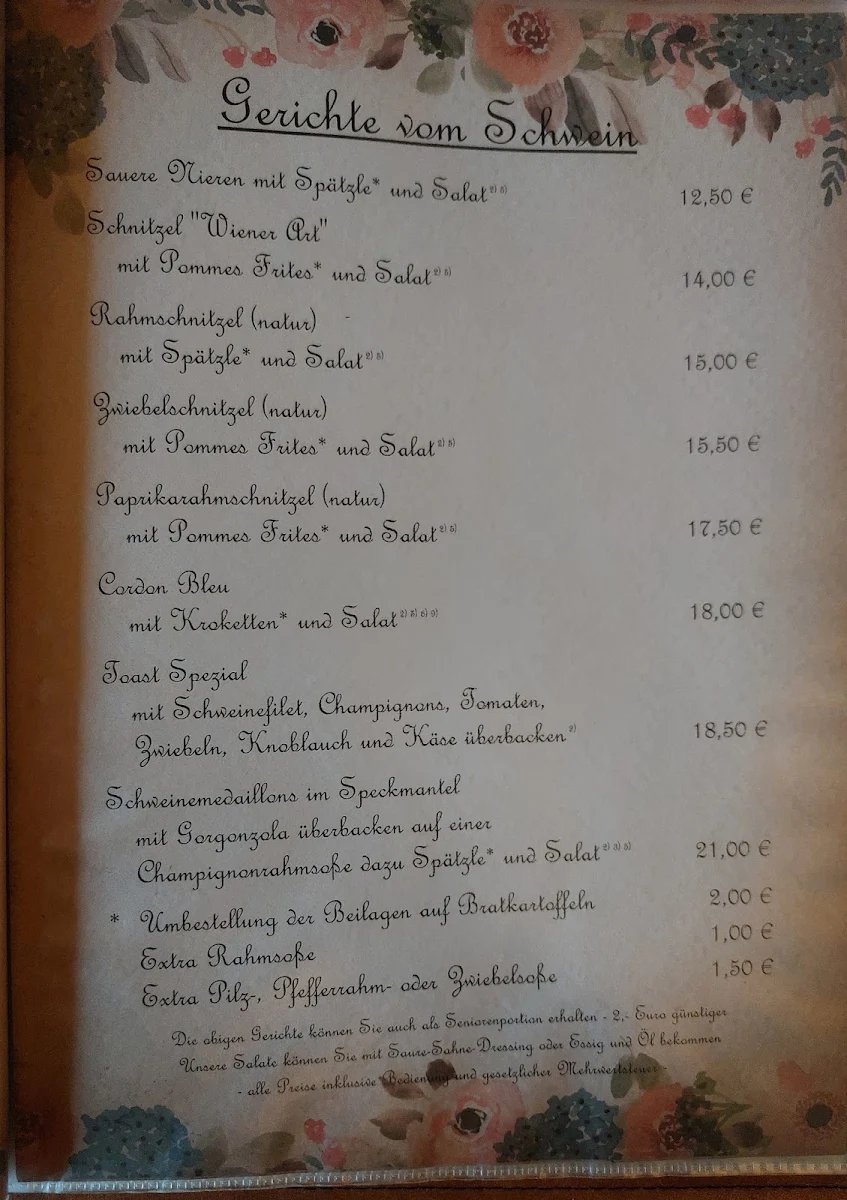 Speisekarte photo 2