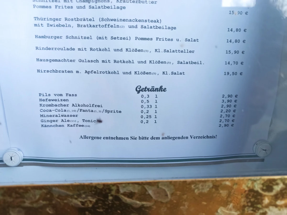 Speisekarte photo 2