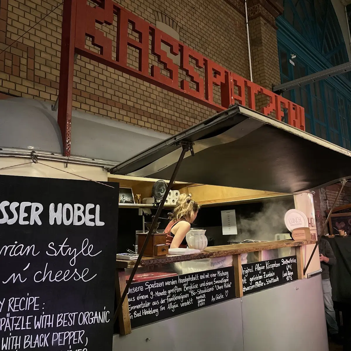 Speisekarte, Heisser Hobel