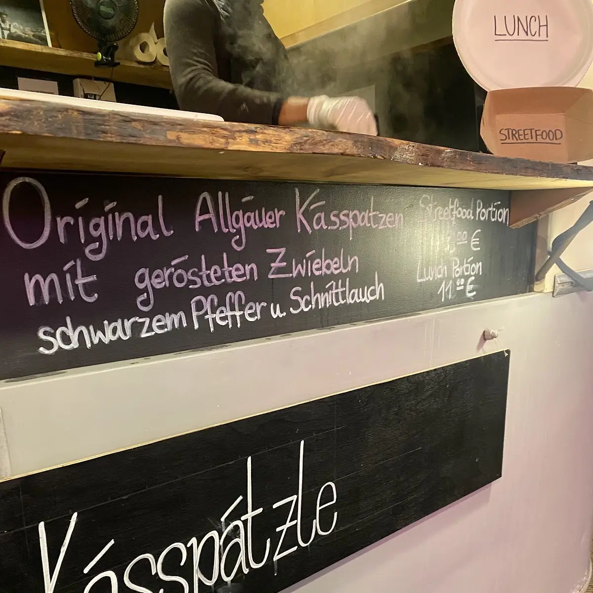 Speisekarte, Heisser Hobel