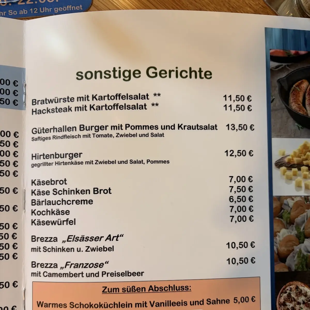 Speisekarte photo 1